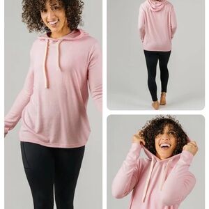 Zyia Boyfriend Soft Pink Hoodie